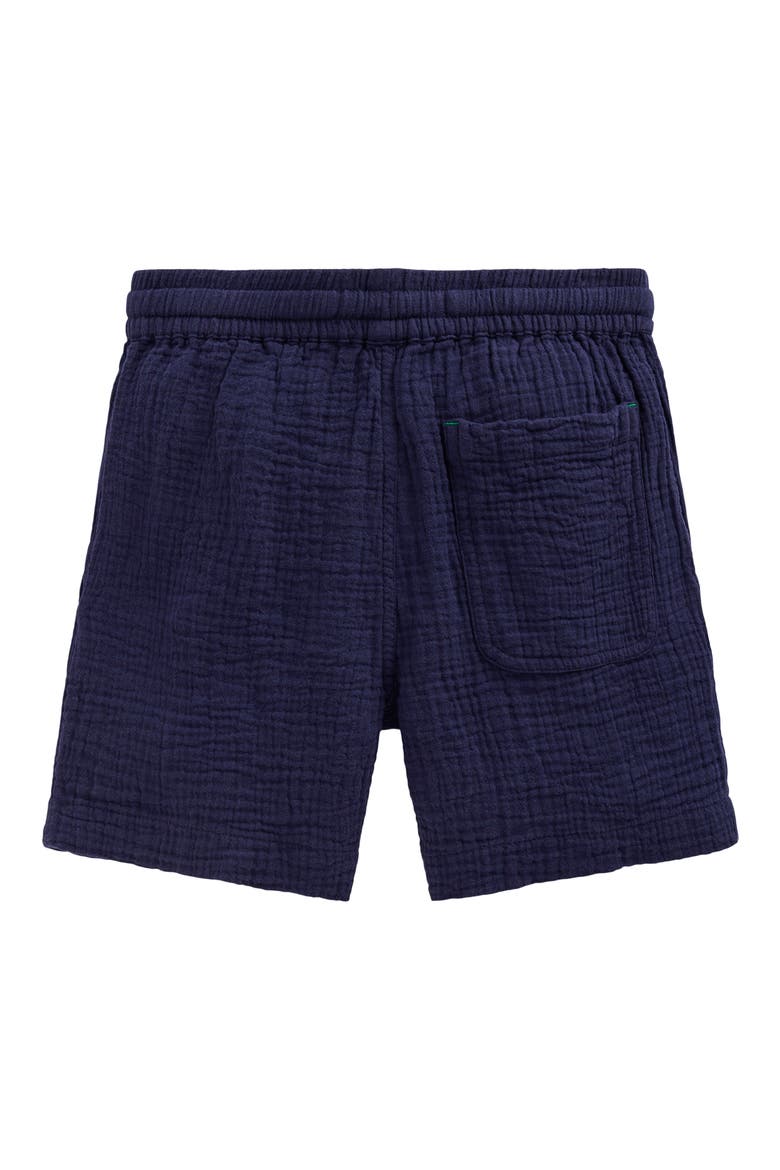 Kids' Double Cloth Drawstring Shorts, Alternate, color, NAVY