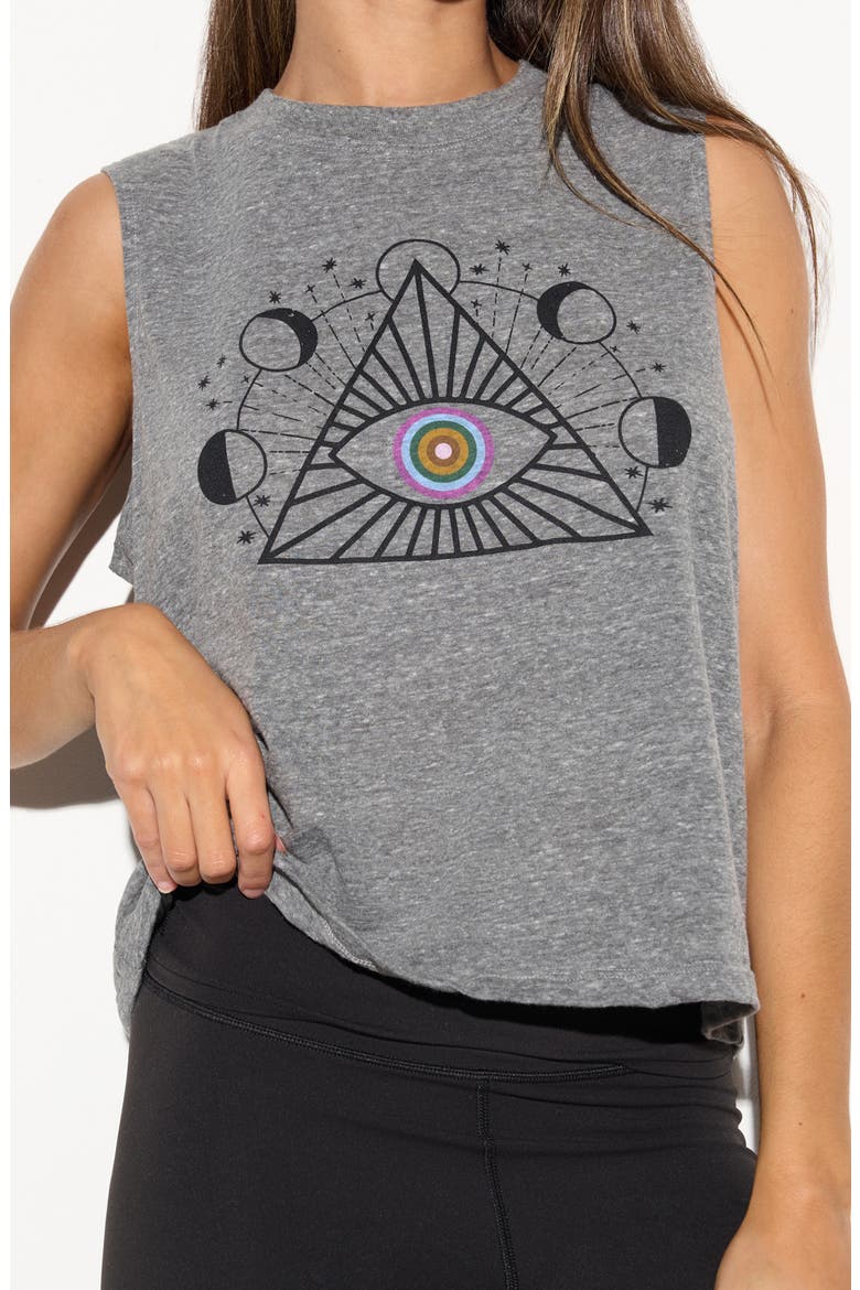 Prism Light Vibe Graphic Tank, Alternate, color, HEATHER GREY