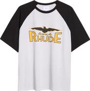 Rhude 4 x 4 Spirit Raglan Sleeve Graphic T-Shirt