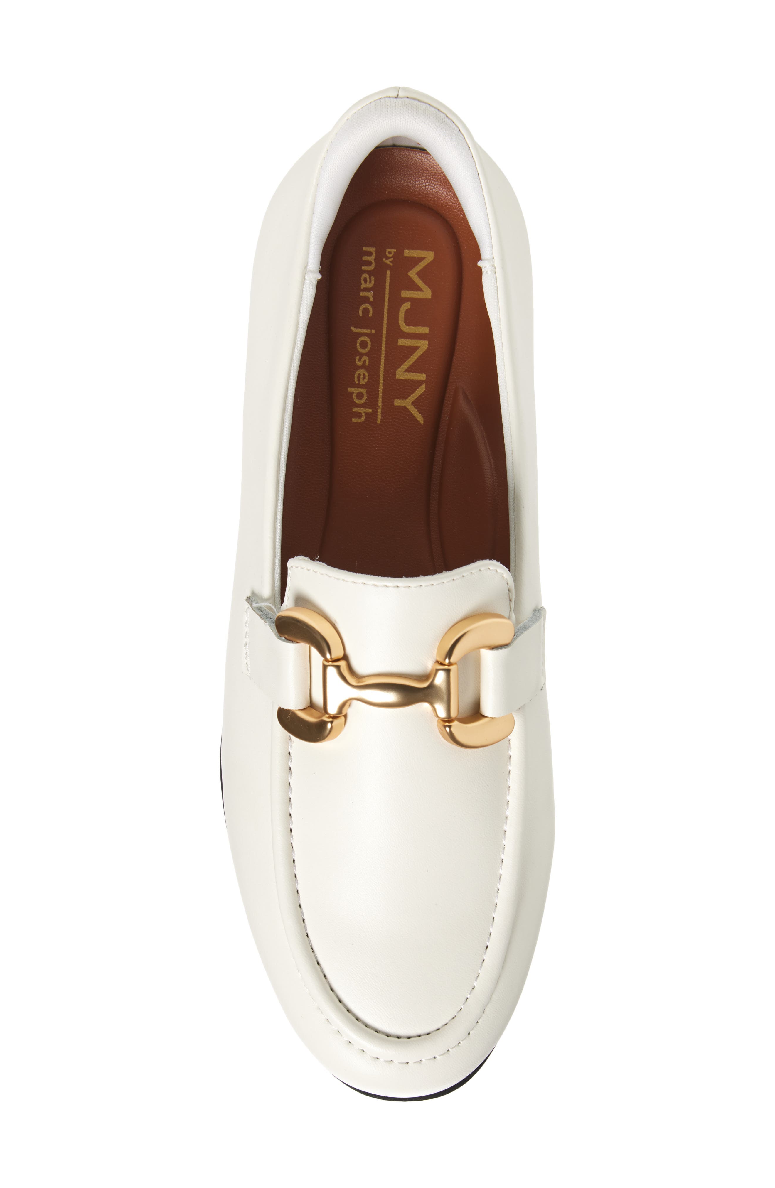 Marc Joseph New York Carmel Court Bit Buckle Loafer, Alternate, color, Ivory Napa