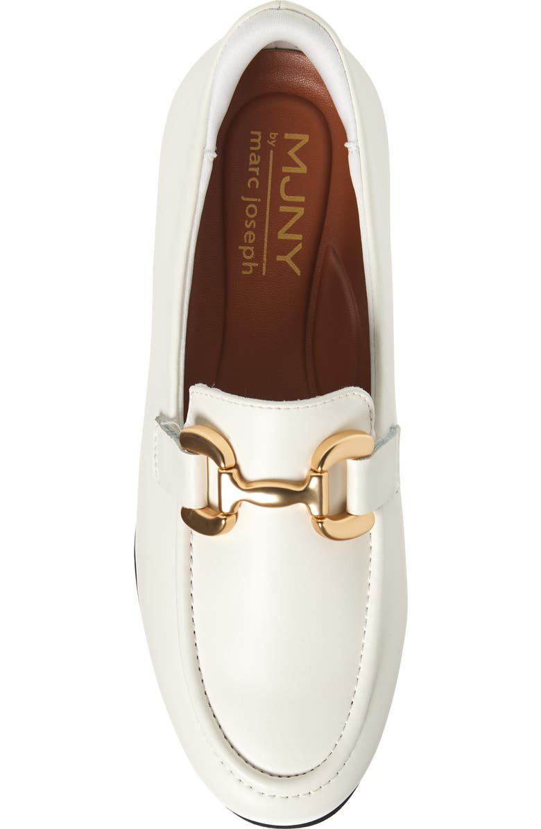Marc Joseph New York Carmel Court Bit Buckle Loafer, Alternate, color, Ivory Napa