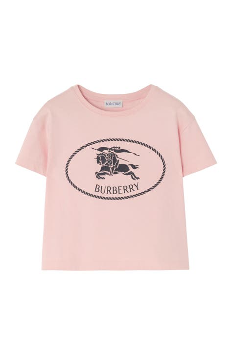 Knight Stamp Cotton T-shirt