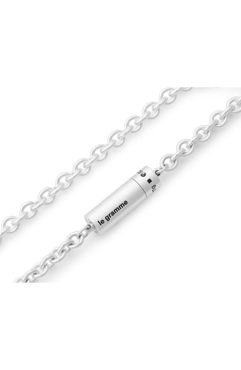 le gramme Men's 11G Polished Sterling Silver Chain Bracelet, Alternate, color,