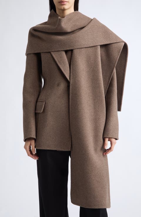 Sablier Wool Scarf Blazer