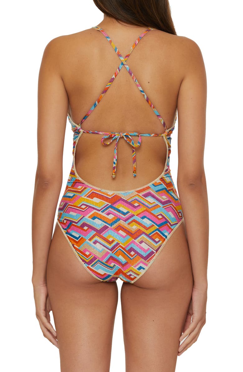 Becca Las Palmas One-Piece Swimsuit, Alternate, color, Multi