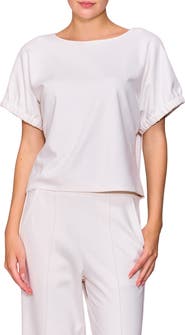 MELLODAY Puff Sleeve Knit Top
