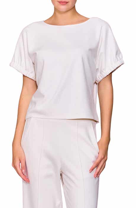 MELLODAY Puff Sleeve Knit Top