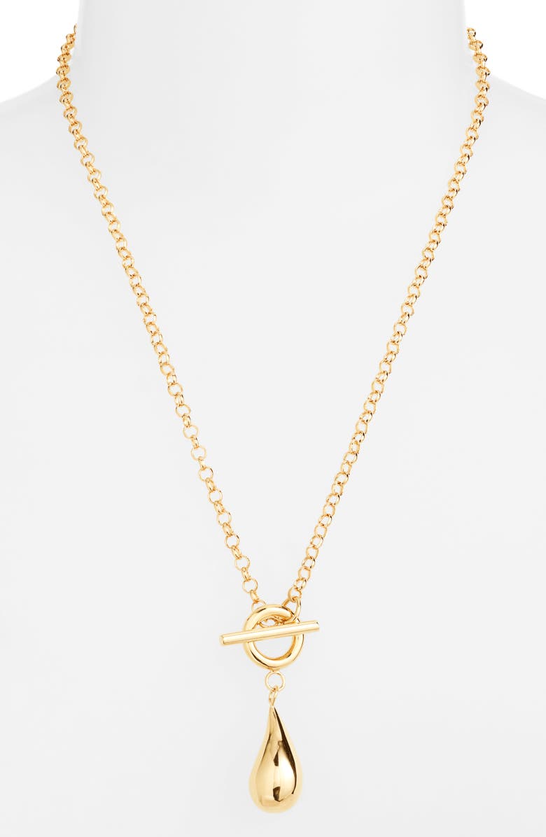 SOKO Maxi Dash Pendant Necklace, Alternate, color, Gold