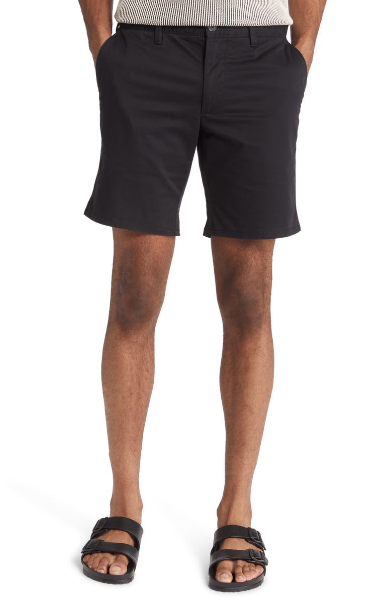 Open Edit Stretch Cotton Skinny Chino Shorts, Alternate, color,