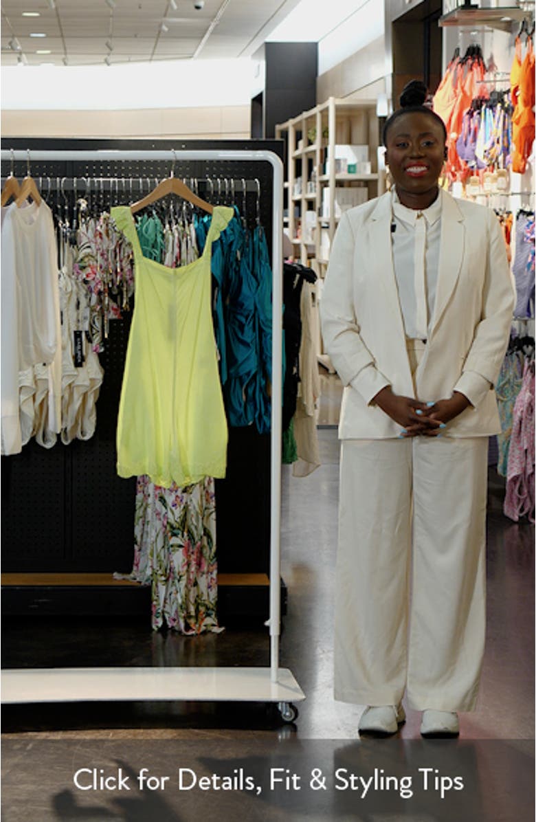 Kids' Ruffle Shoulder Romper, sales video thumbnail