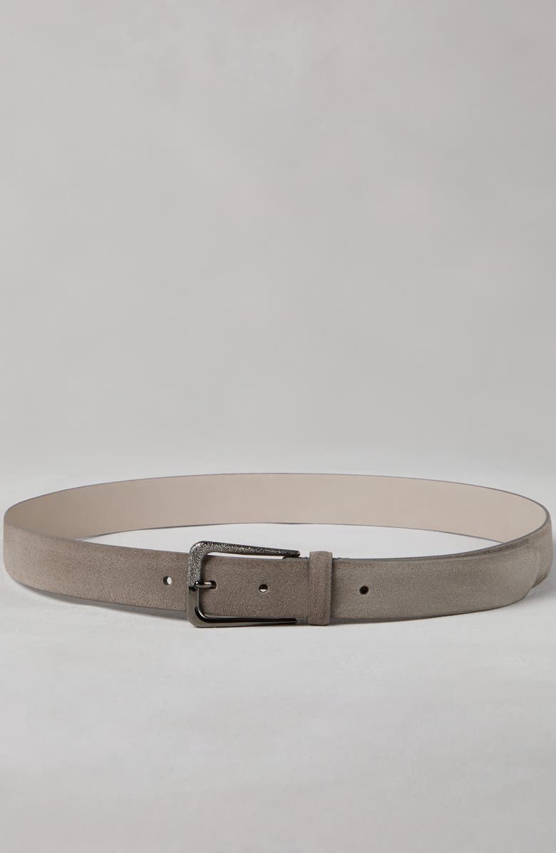Brunello Cucinelli Suede belt, Alternate, color,