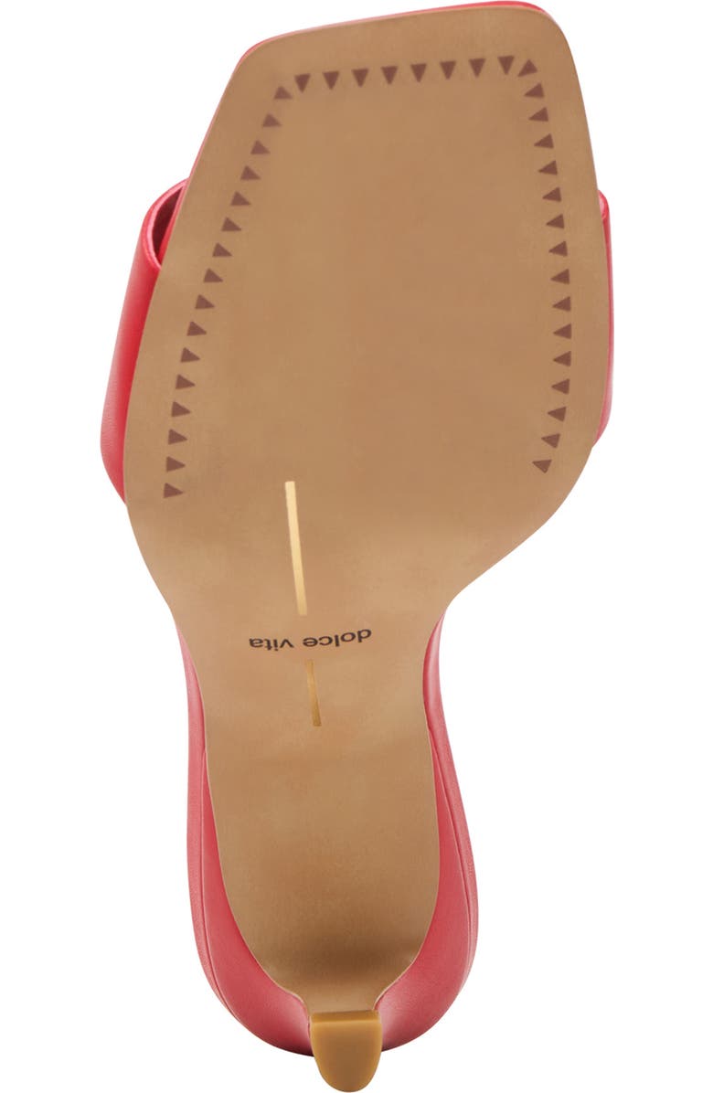 Dolce Vita Rexa Kitten Heel Slide Sandal, Alternate, color, Chili Leather