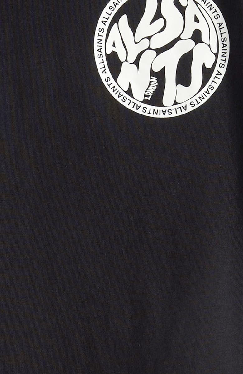 smALLSAINTS by ALLSAINTS Kids' Distortion Graphic T-Shirt & Shorts Set, Alternate, color, Black