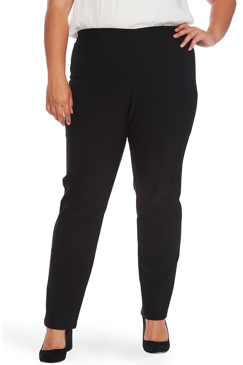 Seam Detail Pants, Alternate, color, RICH BLACK
