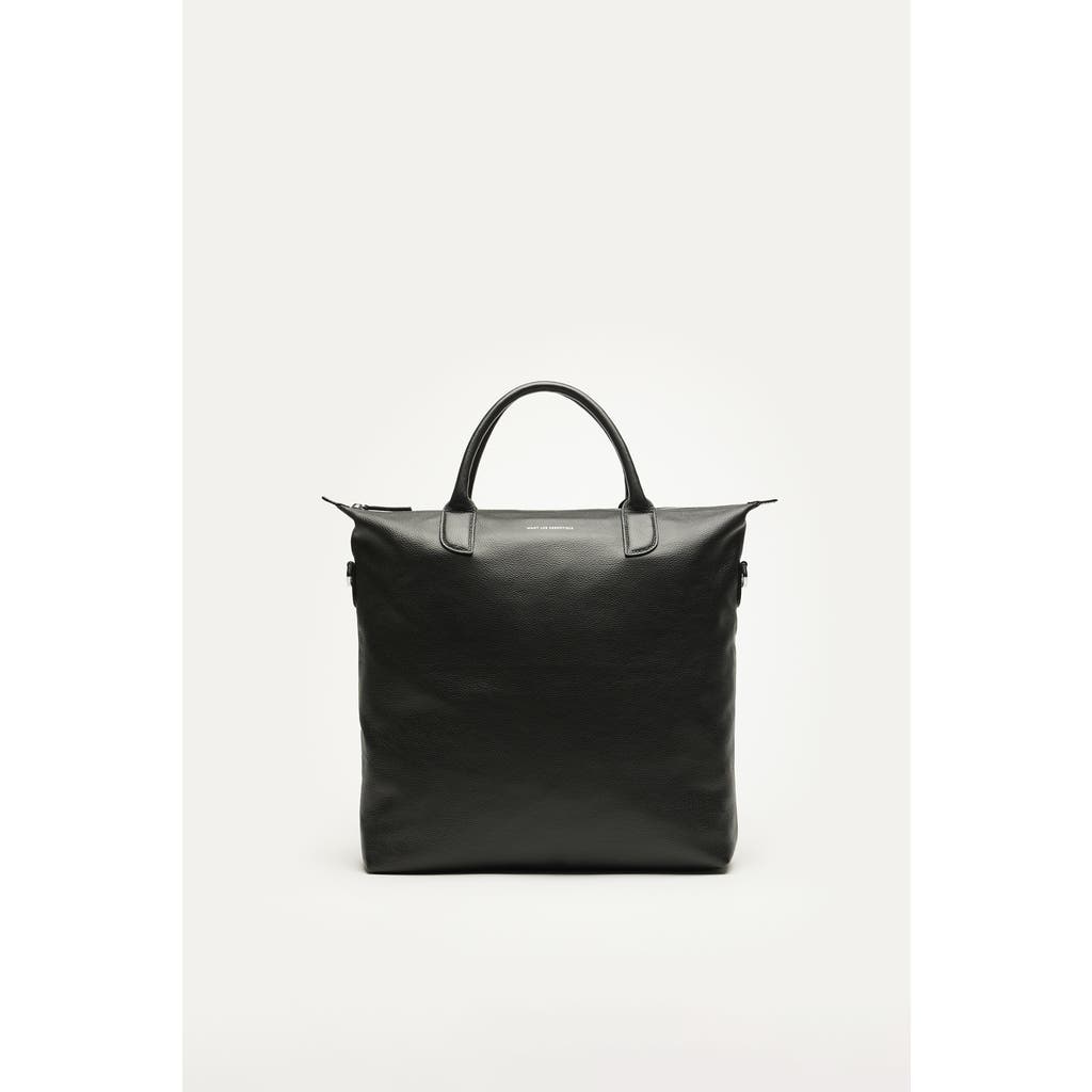 Want Les Essentiels De La Vie Want Les Essentiels O'hare Pebble-grained Leather Tote In Black