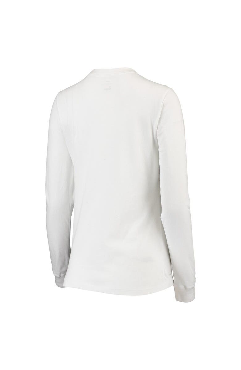 Nike Women's Nike White Syracuse Orange Tough4T Performance Long Sleeve T-Shirt, Alternate, color,