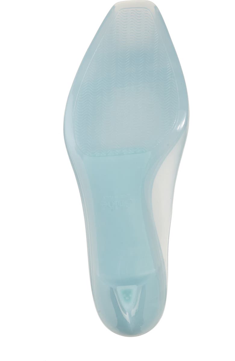 Chloé Jelly Peep Toe Kitten Heel Mule, Alternate, color, Spearmint