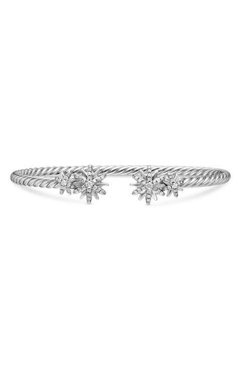 Starburst Diamond Cuff Bracelet
