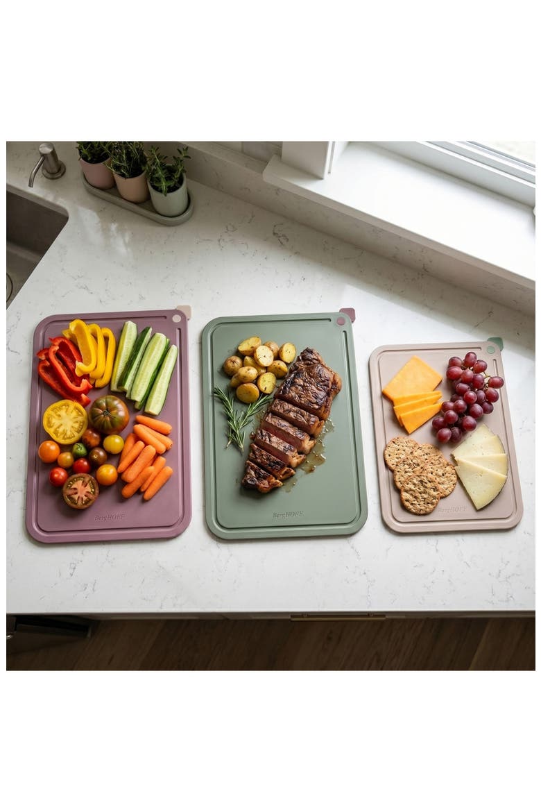 Elements Set of 3 Magnetic Cutting Boards, Alternate, color, MULTICOLOR