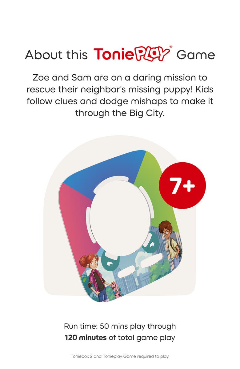 tonies Tonieplay Mystery Mavericks Rescue Poochie! Game, Alternate, color, 