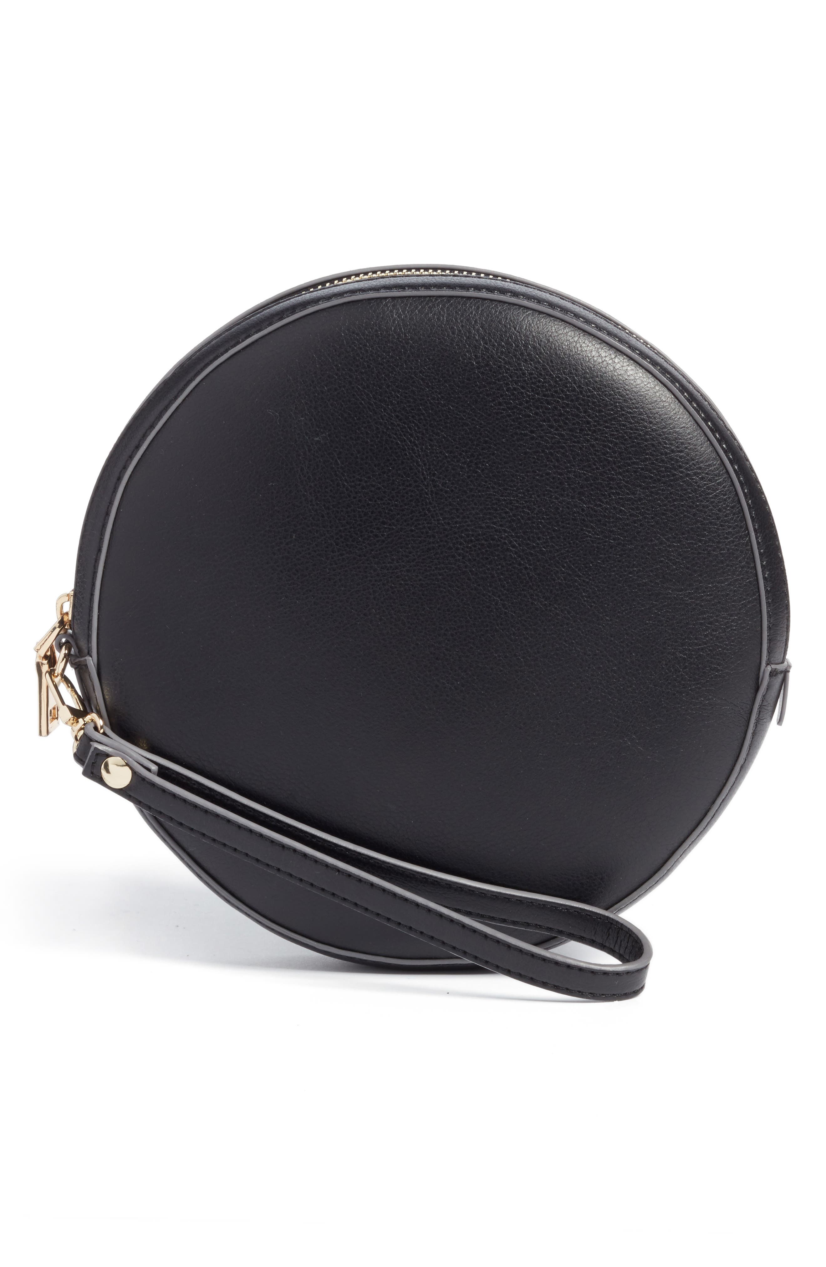 Sole Society Smooth Circle Crossbody, Main, color, 