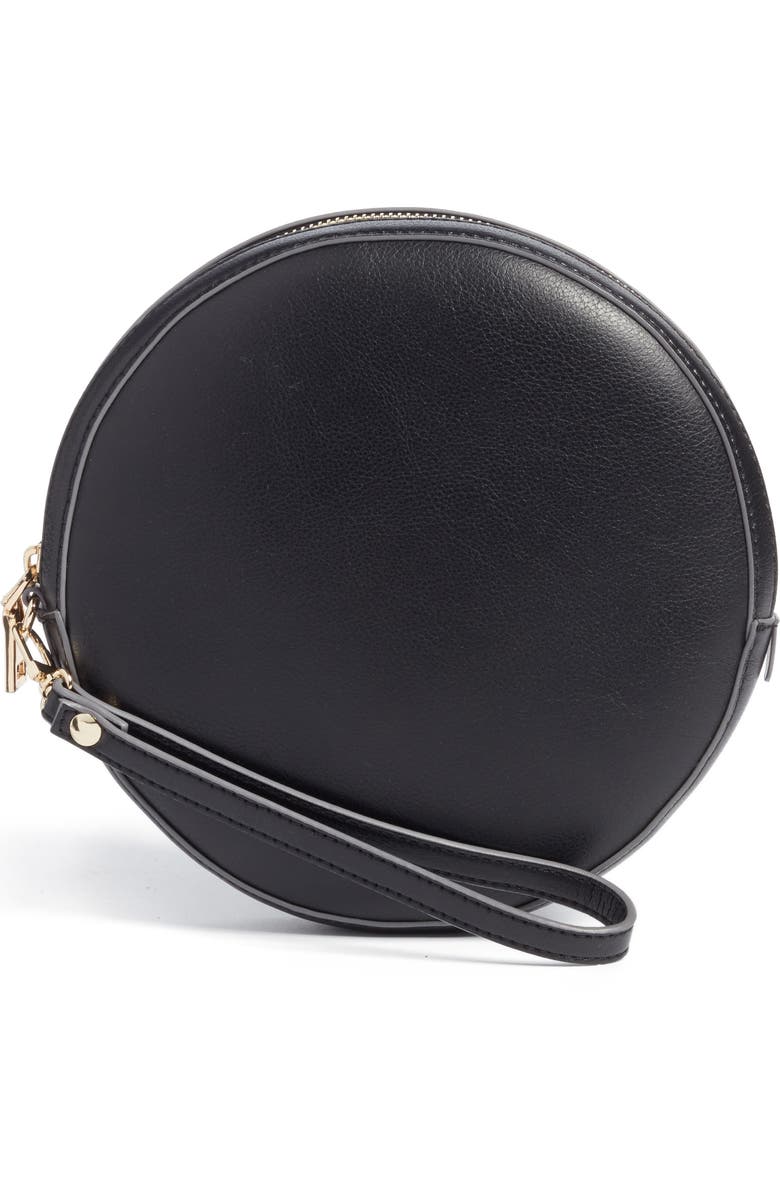 Sole Society Smooth Circle Crossbody, Main, color,