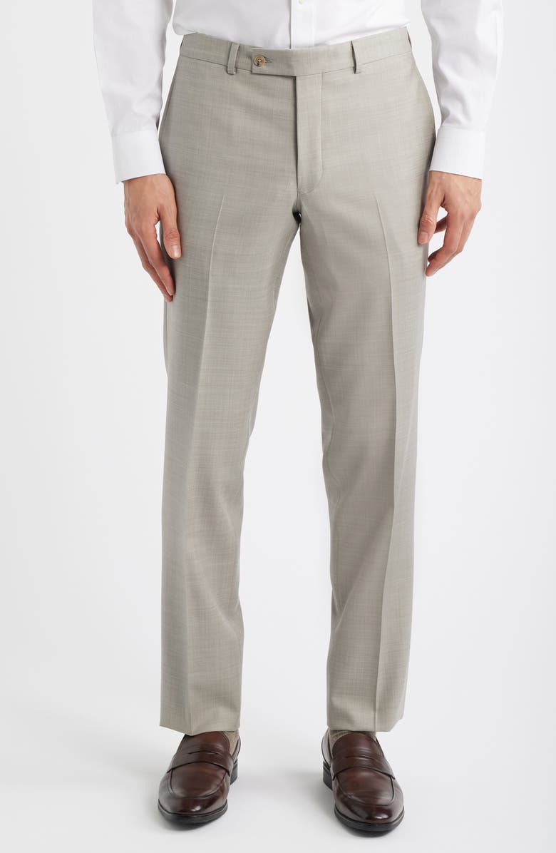 Jack Victor Esprit Tan Mélange Wool Suit, Alternate, color, Grey
