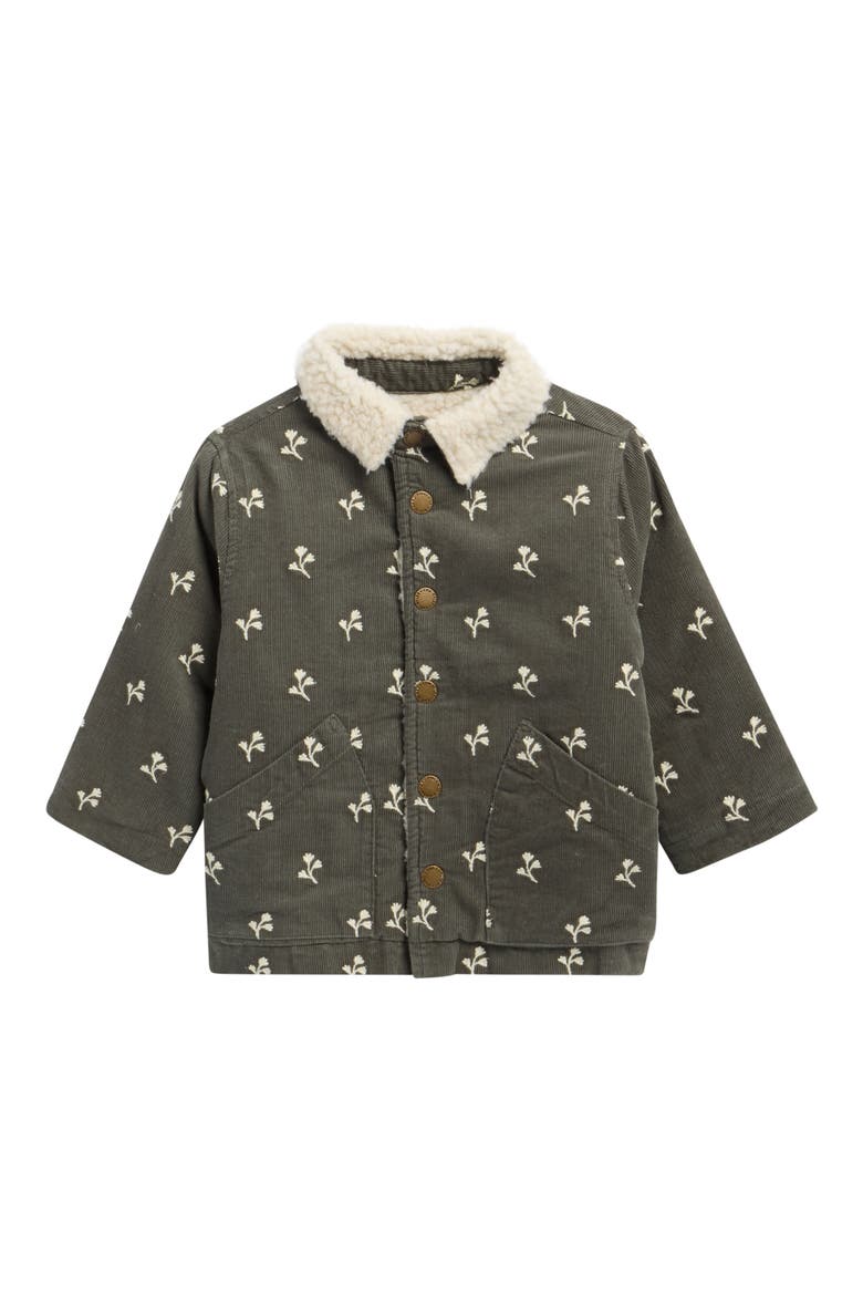 Kids' Long Chore Coat, Main, color, FLORAL EMBROIDERY AW25