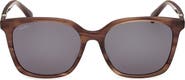 Max Mara 55mm Round Sunglasses