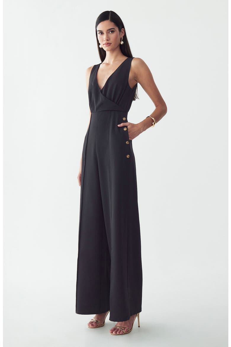 Justina Jumpsuit, Alternate, color, Black