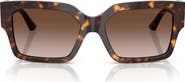 Jimmy Choo 55mm Rectangular Sunglasses