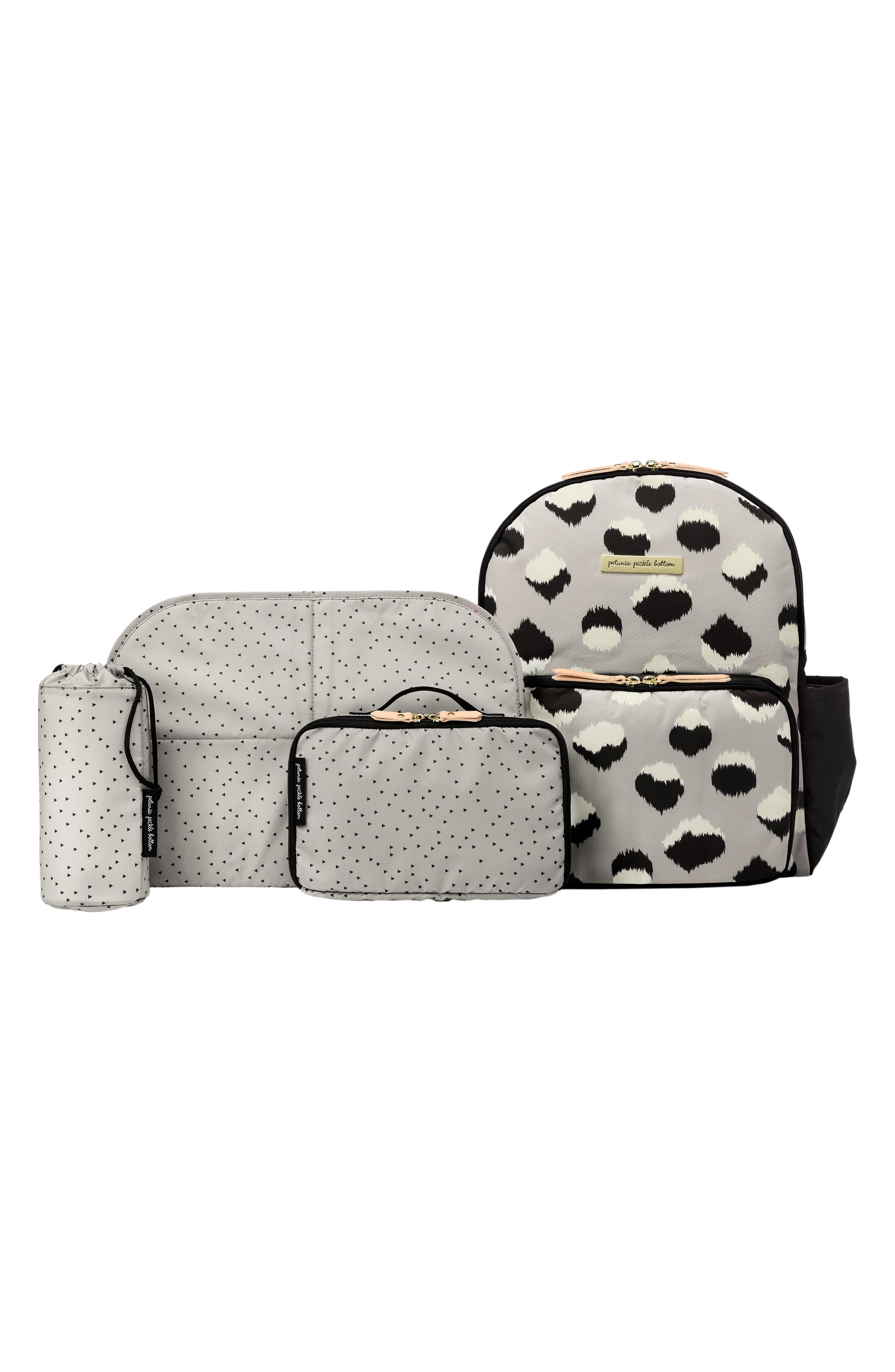 Petunia Pickle Bottom District Inkblot Diaper Backpack, Alternate, color, Grey