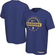 Nike Men's Nike Royal Golden State Warriors 2025/26 On-Court Flare Performance Practice T-Shirt