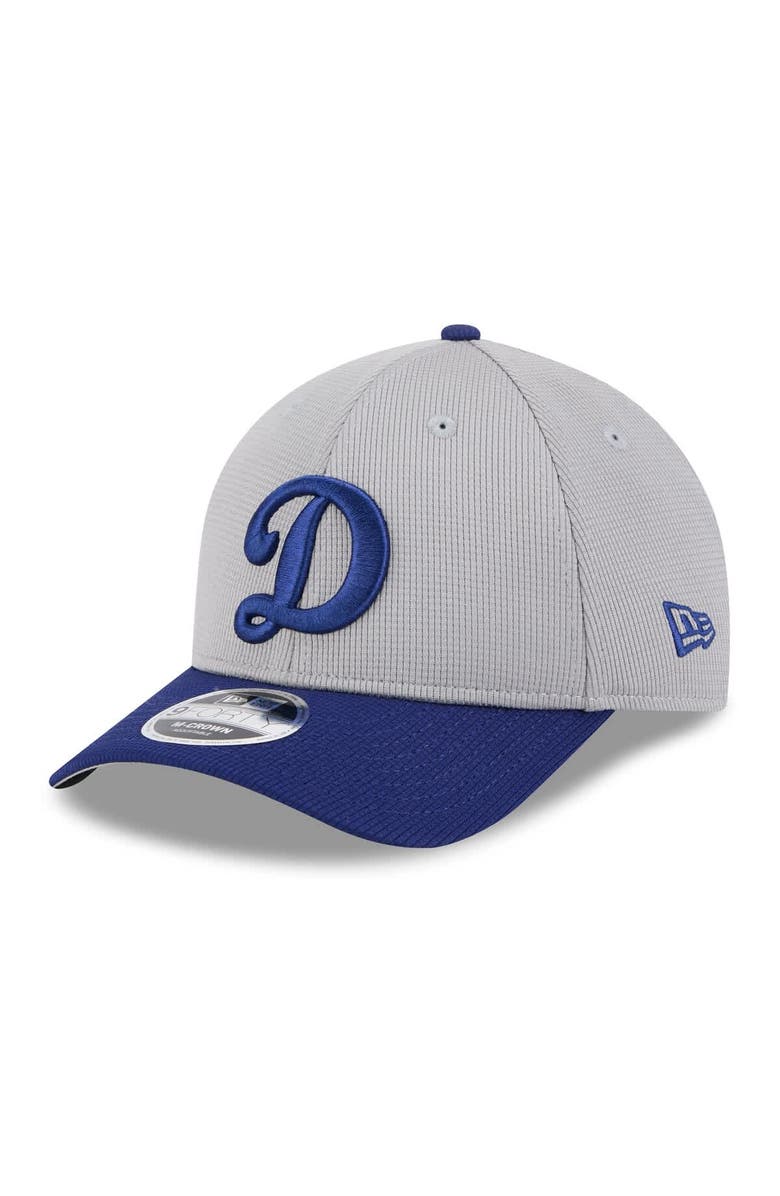 New Era Men's New Era Gray/Royal Los Angeles Dodgers 2025 Batting Practice 9FORTY M-Crown Adjustable Hat, Alternate, color, Gray