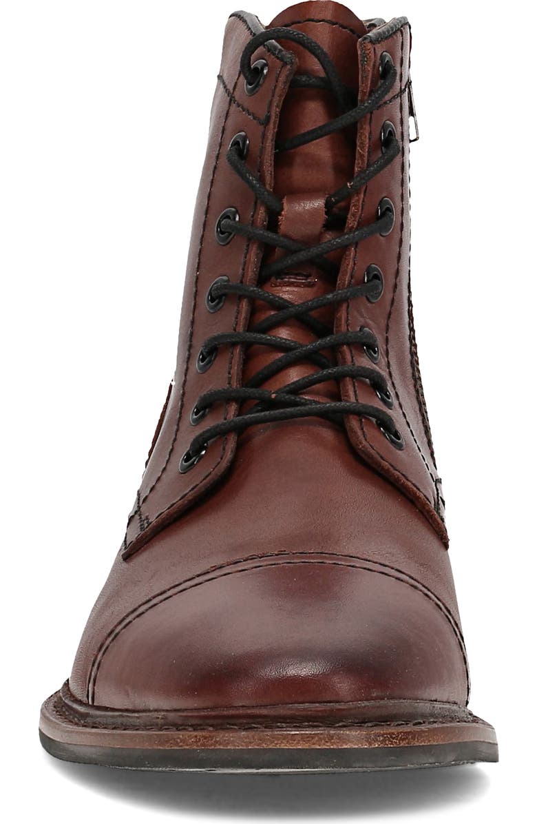 Frye Paul Lace-Up Boot, Alternate, color, Brown