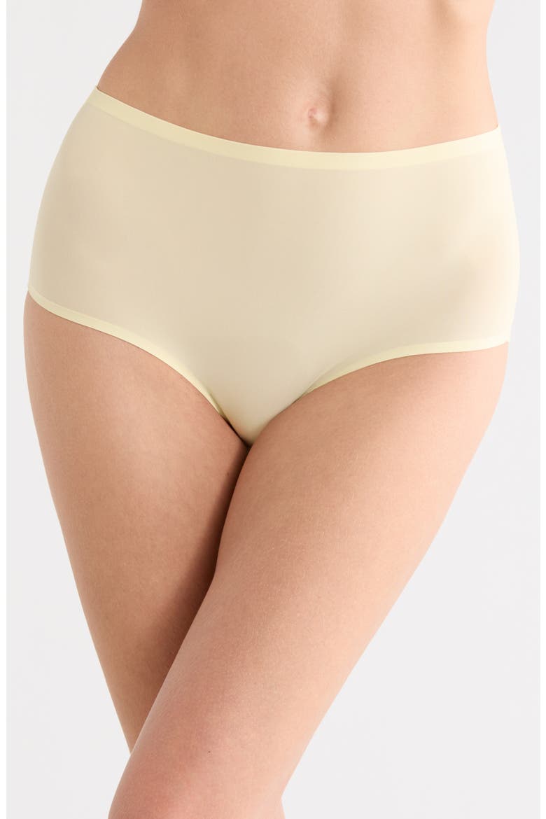 Soft Stretch High Waist Briefs, Main, color, FRENCH VANILLA