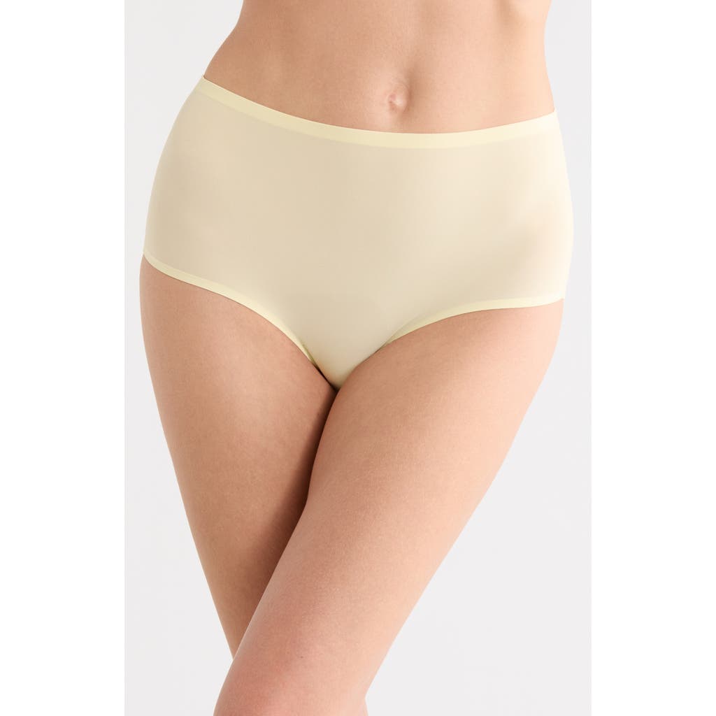 Chantelle Lingerie Soft Stretch High Waist Briefs in French Vanilla at Nordstrom