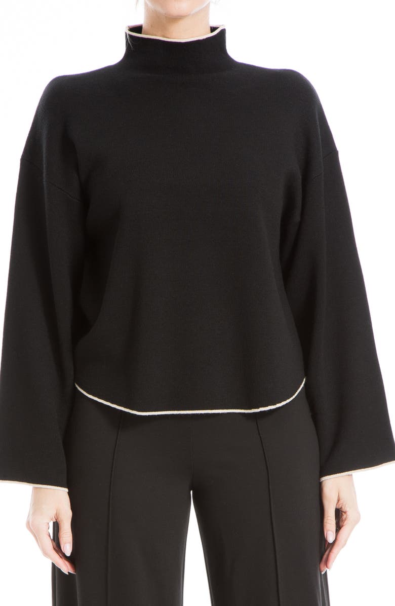 MAX STUDIO Mock Neck Sweater, Main, color, 