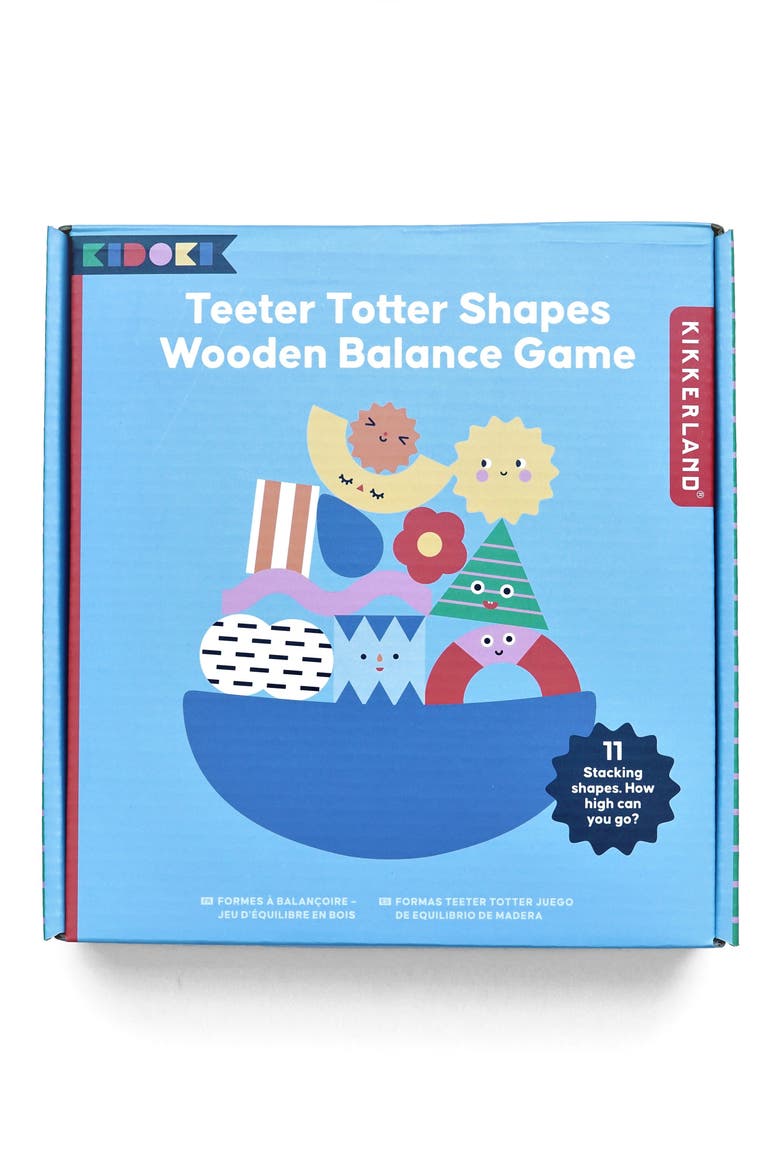 Teeter Totter Balancing Shapes Toy, Main, color, MULTI