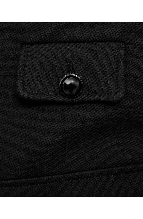 Mango Claudia Button Front Jacket In Black