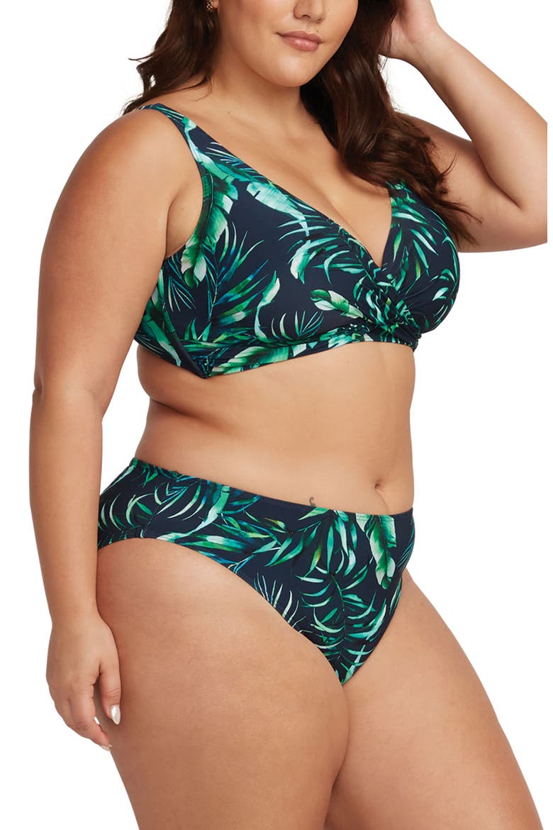 Palmspiration Delacroix Bikini Top, Alternate, color, DARK NAVY