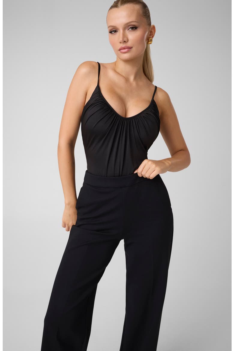 Ezme Sleeveless Bodysuit, Alternate, color, JBLACK-BLACK