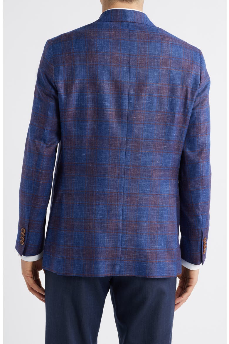 Hampton Deco Plaid Sport Coat, Alternate, color, MEDIUM BLUE