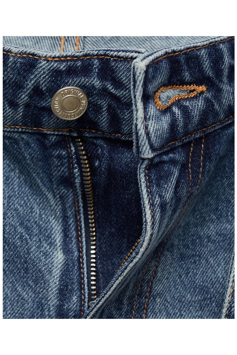 Olivia Tie Waist Wide Leg Jeans, Alternate, color, DARK BLUE