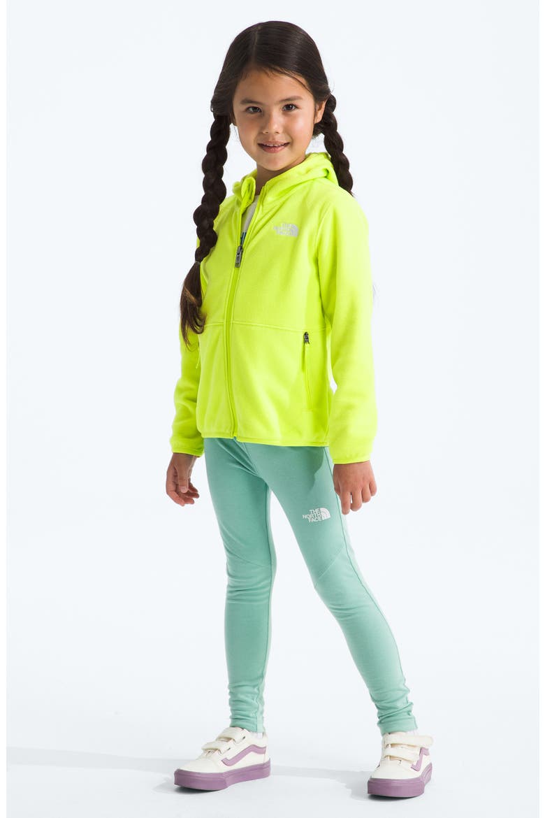 Kids' Glacier Polar Fleece Zip-Up Hoodie, Alternate, color, FIZZ LIME