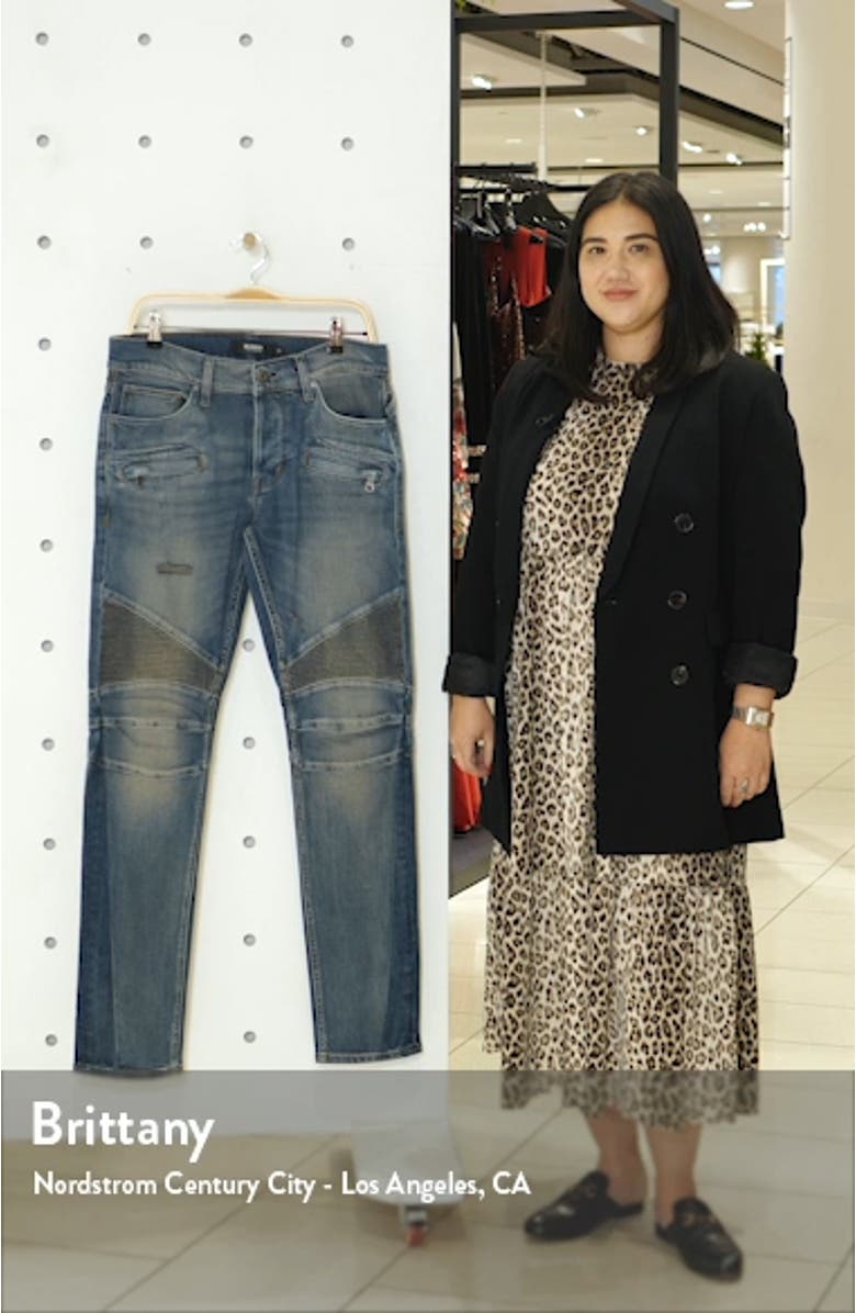 Blinder Biker Ripped Skinny Fit Jeans, sales video thumbnail