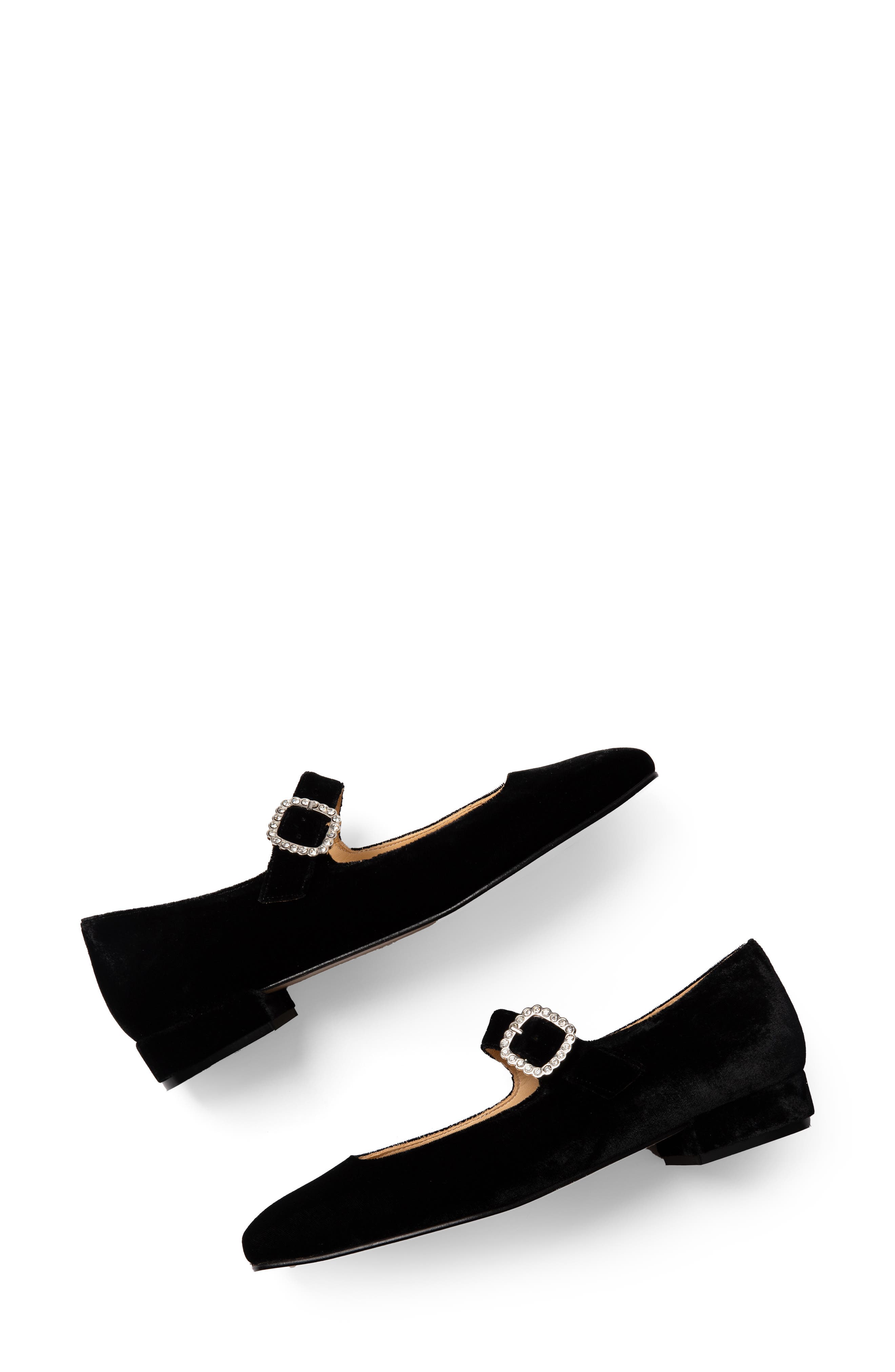 Penelope Chilvers Velvet Mary Jane, Alternate, color, Black
