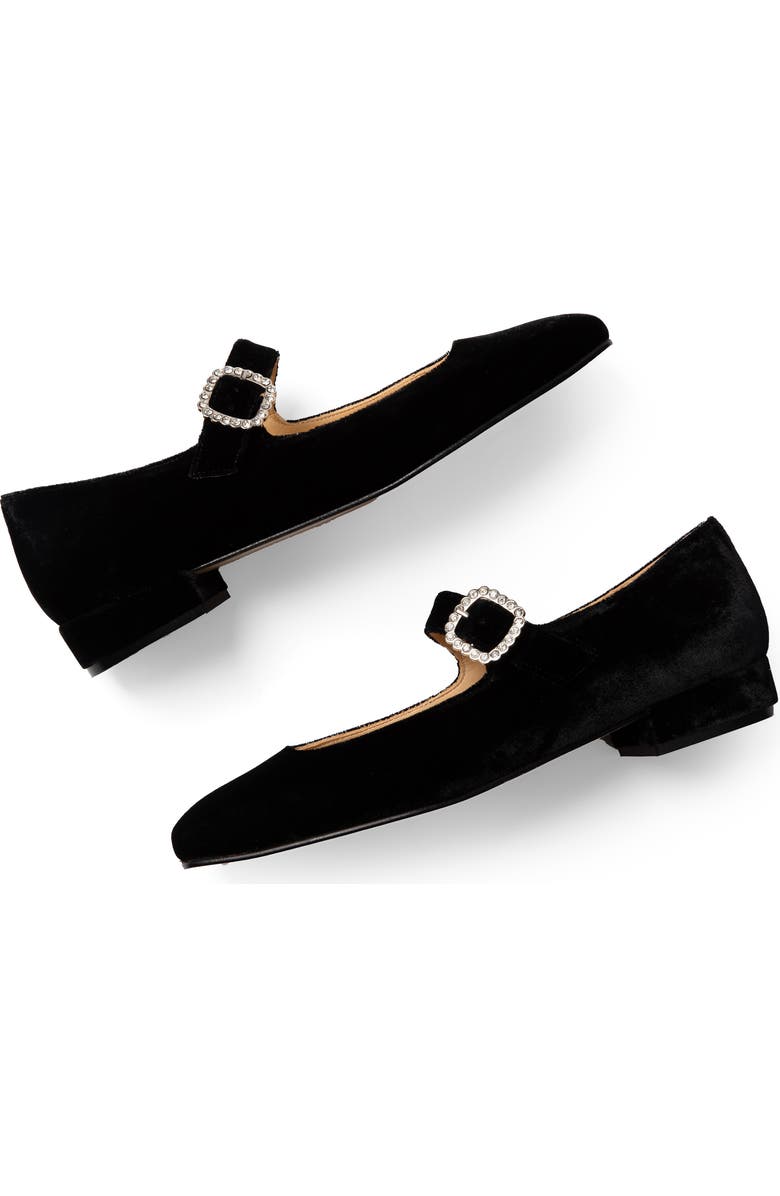 Penelope Chilvers Velvet Mary Jane, Alternate, color, Black