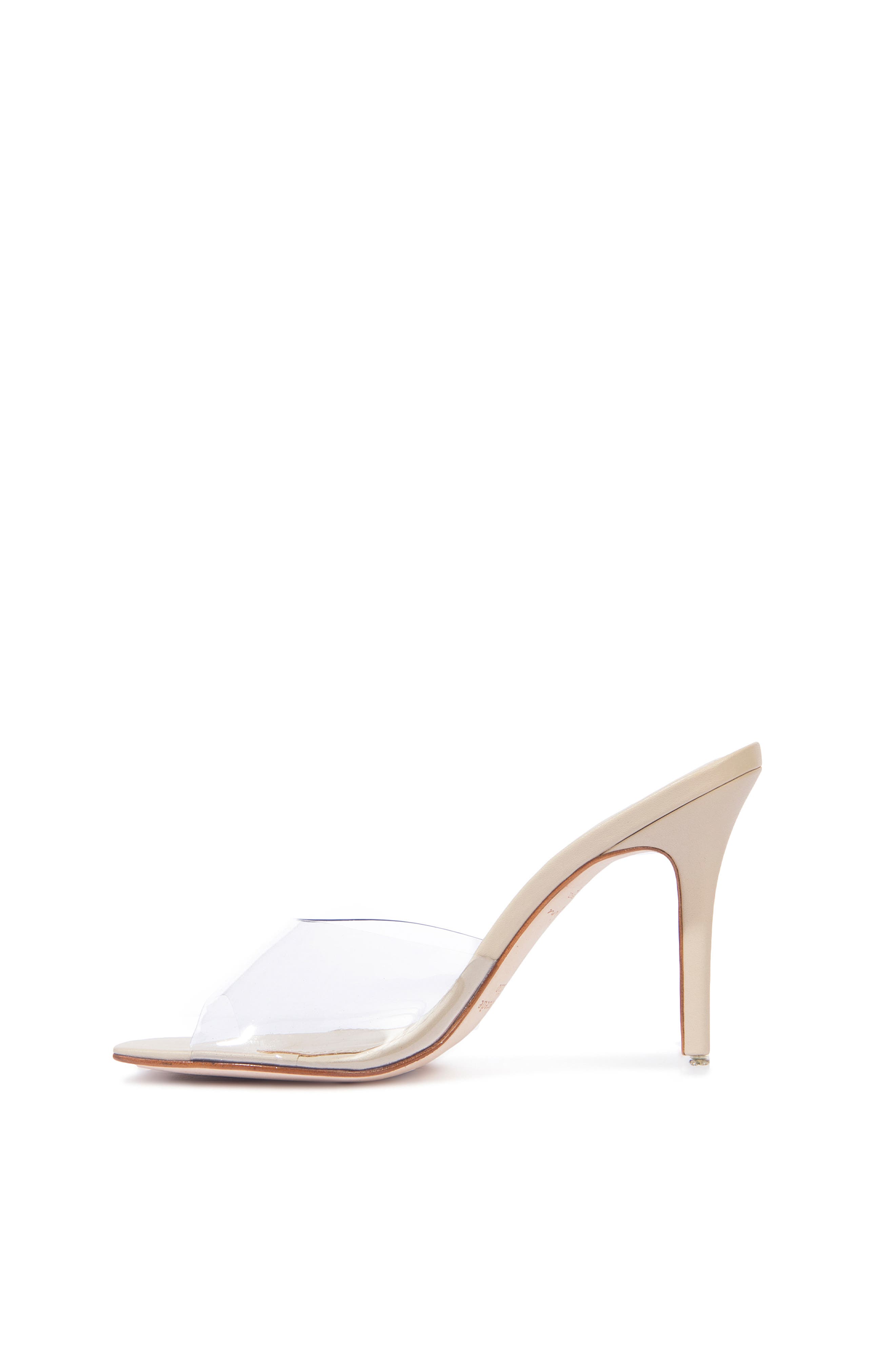 Stiletto Sandal, Alternate, color, COCONUT LEATHER/CLEAR PVC