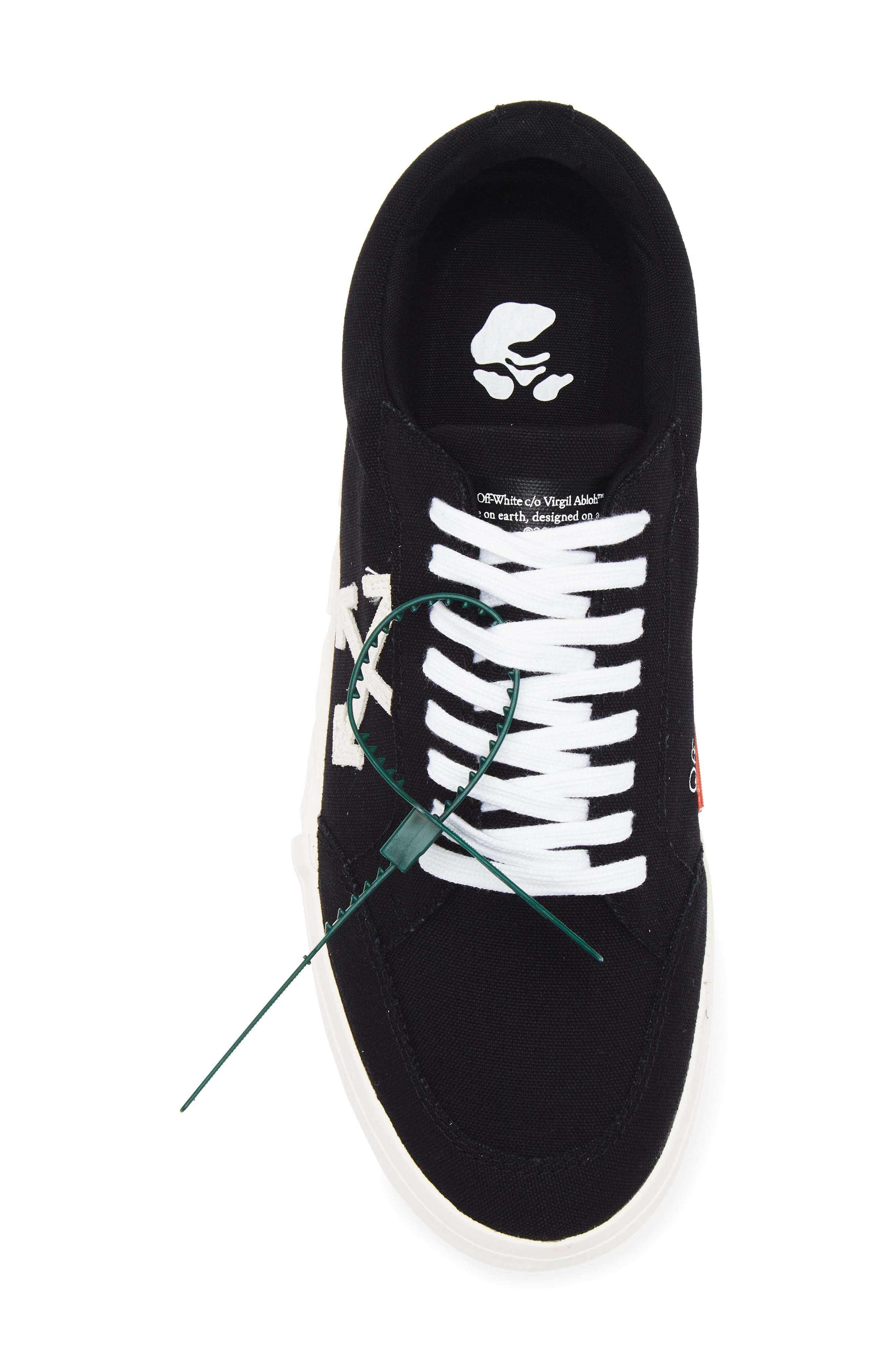 Off-White Low Vulcanized Canvas Sneaker, Alternate, color, 